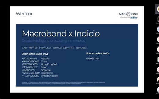 Macrobond x Indicio