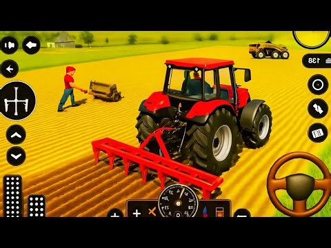 New Tractor Driving Simulator 3D || Real Farming Tractor Walkthrough 2025 Android Gameplay