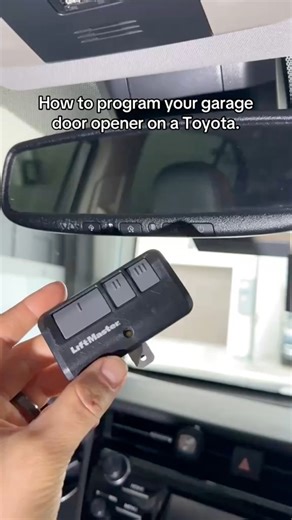 Programming a LiftMaster garage opener to a Toyota HomeLink system. #carmechanic #liftmaster #garageopener #CarDIY #carecare #toyota #HomeLink | krisbuchowicz