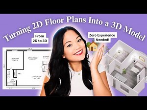 How To Create 3D House Designs From Any 2D Floor Plan (Beginner Friendly!) 🏡