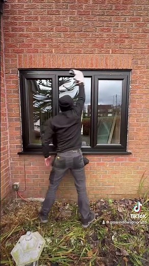 Simple uPVC Window install #diy #windowinstallation