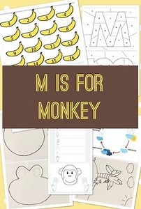 M is for Monkey Activity Booklet