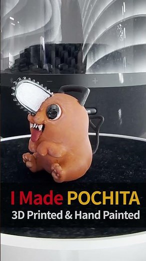 Making Pochita from Chainsaw Man | Cute Chibi 3D Printed Figure