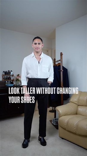 How to style high-waisted trousers with a linen shirt