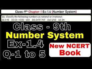 Class 9 Maths | Ex 1.4 Chapter 1 | Number System | CBSE NCERT | Exercise 1.4 | New Syllabus 2024-25