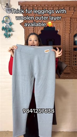 Divara Clothing on Instagram: "Thick fur leggings available with woolen outer layer for extra comfort and warmth 🥰 Sizes: 2xl , 3xl and 4xl Color options: Coffee brown and light grey Direct call, WhatsApp at 9841257638 DM us at Divara Clothing or divara.clo #divaraclothing #fyp #winterwear #furleggings #elegance #warmandcozy #womenswear #delivery all over 🇳🇵"