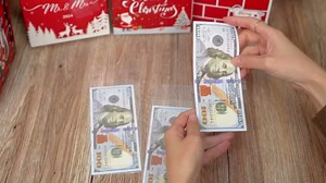 Christmas Money Box for Cash Gift Pull, Money Holder for Cash Gift, Surprise Gift Box for Money Christmas DIY Set, Funny Ways to Give Money as a Gift for Kids Adults (Chimney)