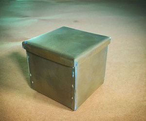 New Antique Brass Box