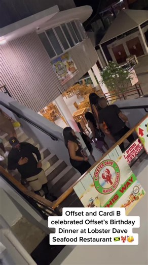 Cardi B and Offset Celebrate Birthday Dinner at Lobster Dave Seafood Restaurant