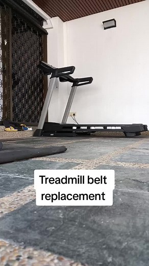 Treadmill belt replacement process. #fyp #treadmillrepair #treadmillrepairmalaysia #fitnessequipmentrepair #pcbrepairmalaysia #treadmill #crosstrainer #recumbantbike #crosstrainerrepair #nordictrack #Reebok #proform #lifefitness #gintell #takasima #ogawa #sportsart #gymrepair #gymmaintenance #electronicsrepair #livestrongtreadmill #startractreadmill #sologium #aibigym #matrixtreadmill #visionfitness #spirittreadmill #treadmilldeckreplacement #precor #commercialtreadmill #activo