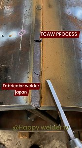741K views · 10K reactions | AMAZING WELD! FCAW PROCESS/FABRICATOR WELDER JAPAN. #fbreels #fbreelsfypシ゚viral #OFWJAPAN #fabricatorwelder | Happy Welder TV | Facebook