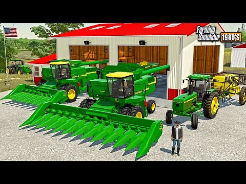 I BOUGHT THE BIGGEST 1980'S COMBINE! (JD 8820'S!) | FARMING SIMUALTOR 1980
