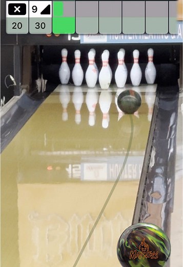 Bowling with Columbia 300 Madness Pearl Ball