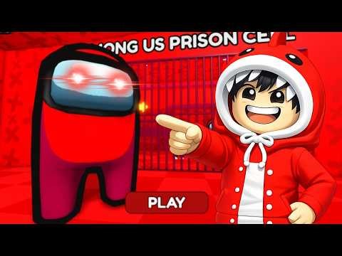 TOO SUS? AMONG US PRISON RUN OBBY!