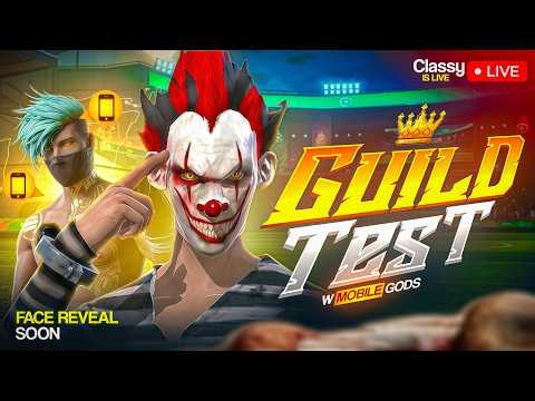 Face Reveal Soon 💀 NXT GUILD TEST | ARE YOU READY ❓ #freefirelive #classyfreefire