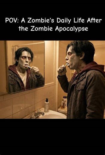 POV: A Zombie's Daily Life After the Zombie Apocalypse #vlog #minivlog #fyp #dayinthelife #9to5