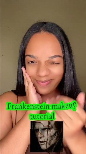 Quick Frankenstein Makeup Tutorial #shortsfeed #frankenstein #makeuptutorial #sfxmakeup