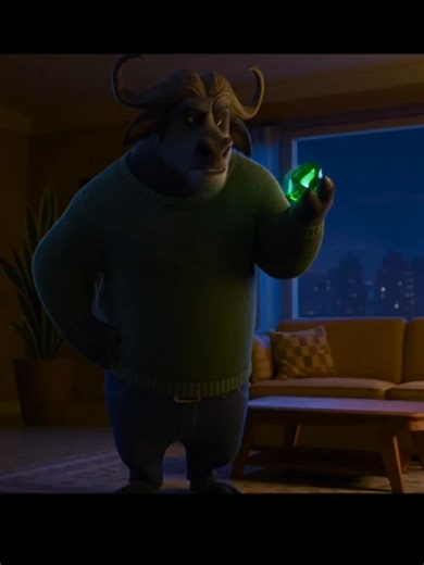 Chief Bogo discovers the Chaos Emerald can make money. #Zootopia #ChiefBogo