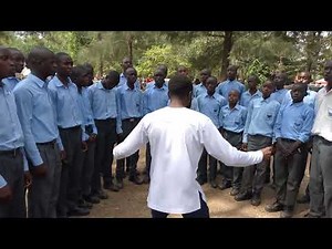 Otieno Oyoo High school performing Equity Bank Anthem. Zilizopendwa.