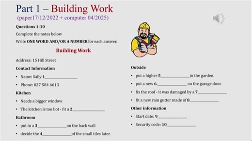 Part 1 building work (1)