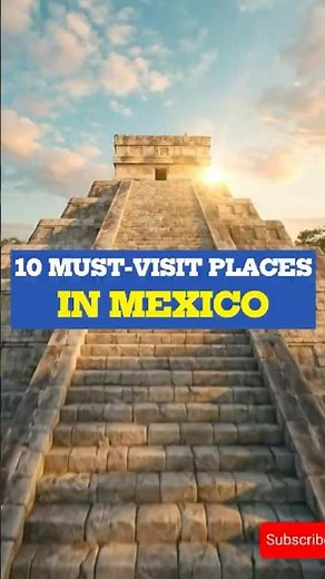 Top 10 Must-Visit Places in Mexico 🌍 (Details in Description)