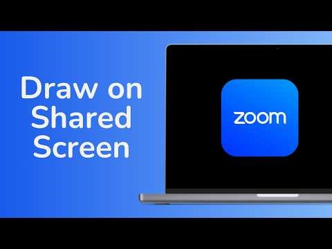 How to Draw on Shared Screen in Zoom