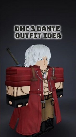 Dante’s iconic DMC3 outfit – Get it now! 🔥💥 Code: 258841 Game: Catalog Avatar Creator