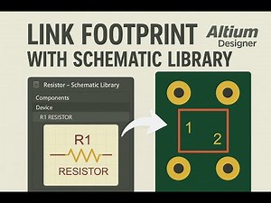 Link footprint with Schematic Library - Altium Designer