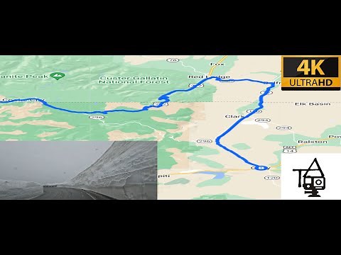 Beartooth Scenic Byway: Cooke City, MT to Cody, WY in 4K