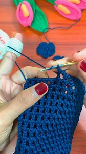 12K views · 143 reactions | Net stitch 臨✨ Lightweight, simple, and aesthetic. Perfect for many crochet bag designs. #crochet #crochetstitch #netstitch #meshstitch #fblifestyle | Larissa Crochet | Facebook