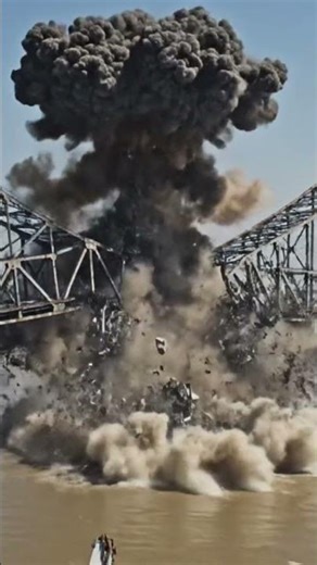 bridge blast by force #blast #force #bridge#ai