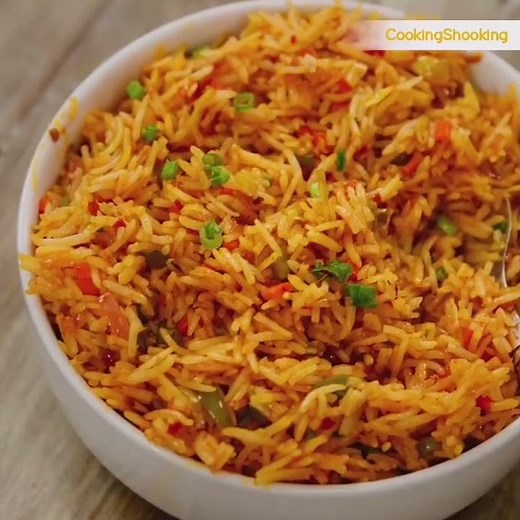 Plain fried rice | Schezwan fried rice