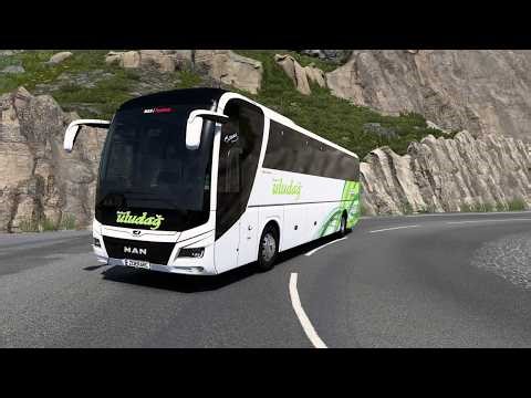 MAN Lion’s Coach 3rd Gen (2018-2024) Part 01 | Euro Truck Simulator 2 | ETS2 Bus mod | 1.56 | ASMR