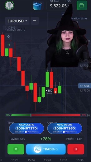 Promo Code "20SHRTS70”. Start Trading on Pocket Option!