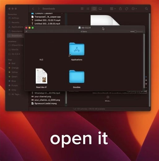 How to download dmg file and install VLC MEDIA PLAYER#video #new #tutorial #music #subscribe #mac