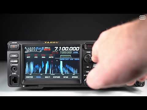 First look at the Yaesu FT-DX10 (english narration (mostly :))