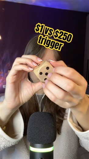 $1 vs $250 trigger #asmr #asmrsounds