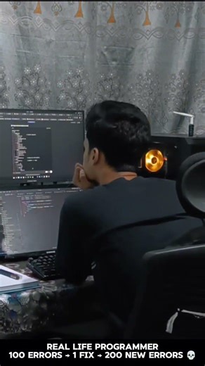 Coding is easy🙂 Real life programmer: Depression with syntax error