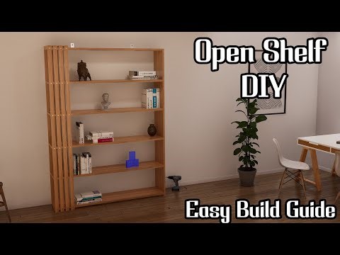 DIY Open Shelving Unit | Step-by-Step Build Guide