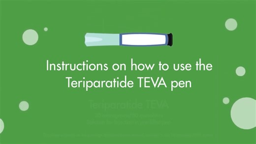 How To Use The Teriparatide Teva Pen