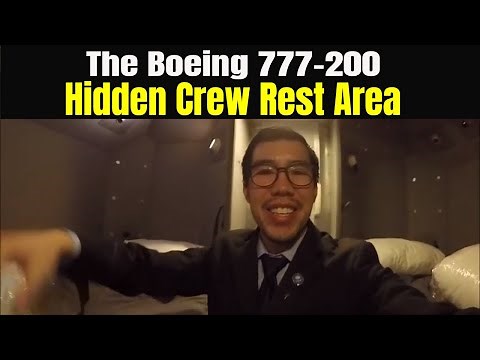 The Boeing 777-200 Secret Crew Rest Area