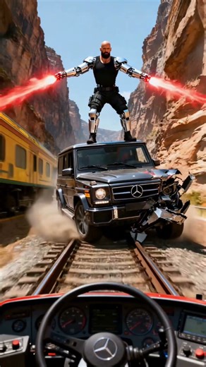 Why did robot Rust stop the train?#airobot #save #warmheart