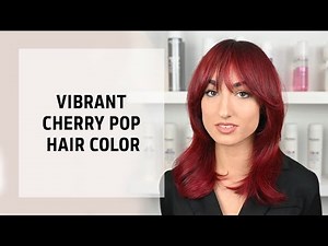 Vibrant Cherry Pop Hair Color | Goldwell Color of the Year 2023 | Goldwell Education Plus