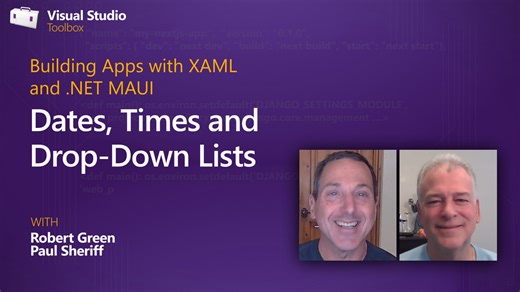 Dates, Times, and Drop-Down Lists (Part 10 of 18) | Building Apps with XAML and .NET MAUI