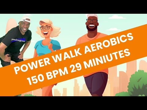 "30-Minute Power Walk Aerobics Workout | Fast Paced 150 BPM | Let's Get Movin!