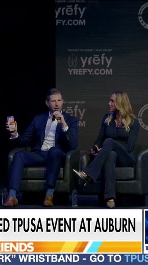 “I LOVE YOU ALL”: Watch Eric Trump surprise Auburn University students by calling President Trump live during Turning Point’s event. 🇺🇸 | Fox & Friends