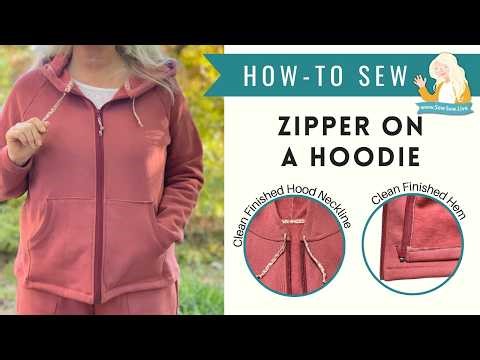 How to Sew a Zipper to a Hooded Fleece Jacket