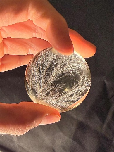 2 Inch Sphere Lichtenberg Figure/lightning in Acrylic Physics Sculpture - Etsy