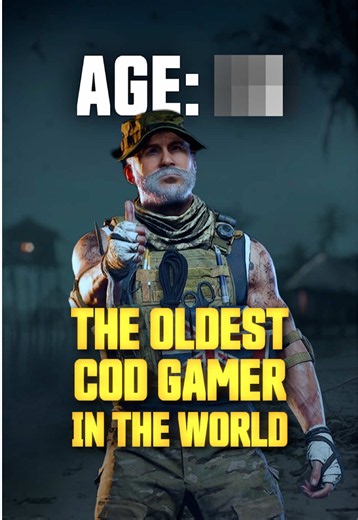 The Oldest Call of Duty Player... #warzone #gaming | warzone