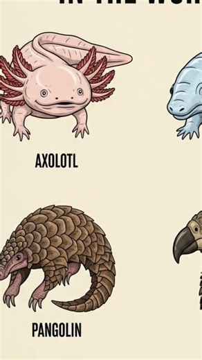 The Rarest Animal in the World #foryoupage #animal #axolotl